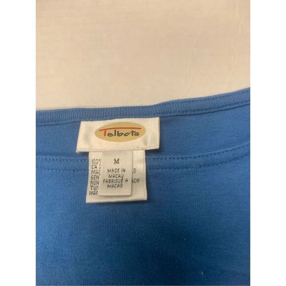 Vintage Talbots Striped Ribbed Knit T-shirt - Picture 4 of 6